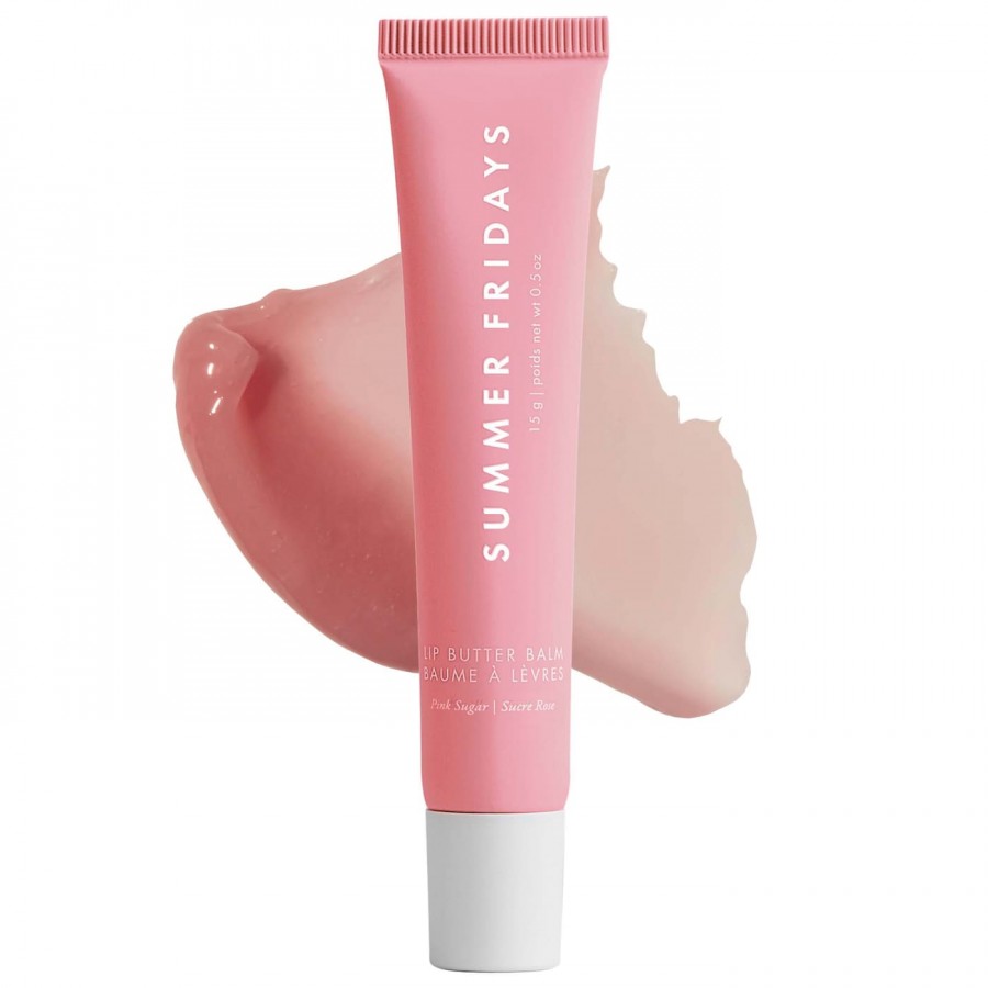Lip Butter Balm for Hydration & Shine in Pink Sugar