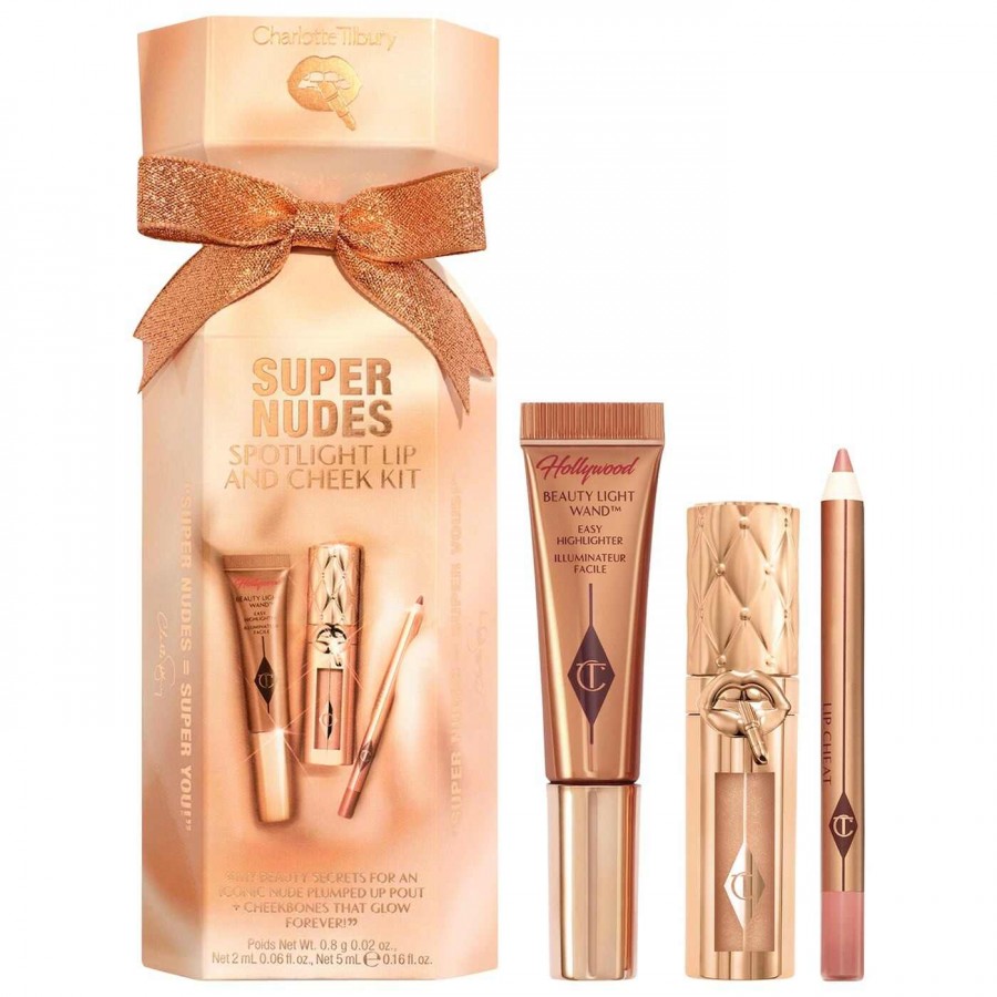 Lip and Cheek Trio Makeup Gift Set - Supernudes