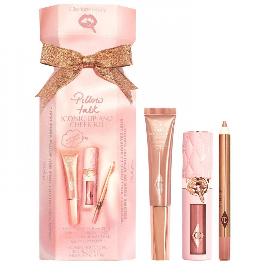 Lip and Cheek Trio Makeup Gift Set - Pillow Talk