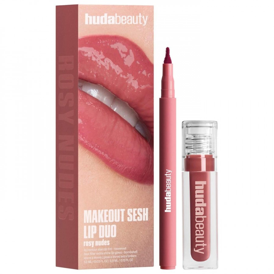 Make Out Sesh Lip Stain and Lip Gloss Duos - Rosy Bombshell